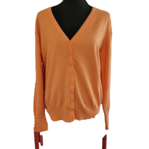 Tangerine Cielo Buttonfront Cardian Size XL EUC